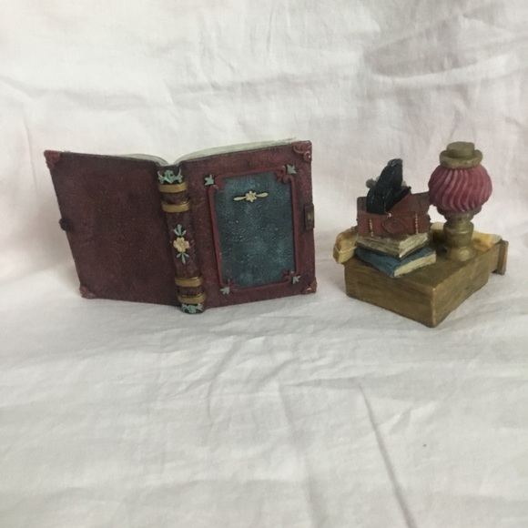 ✨Vintage Shabby Chic Antique Victorian Collection Book Drawer Picture Frame Set - Picture 6 of 8